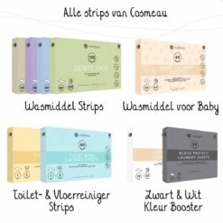 Cosmeau Baby Wasmiddel Wasstrips 60 Wasbeurten Bergamot Wasvellen Detergent Sheets Eco Laundry Strips - Kids Peuters Baby -Dagelijkse Benodigdheden Winkel 1200x1200 128