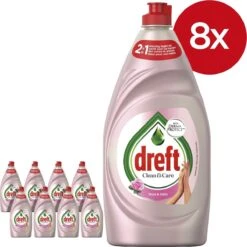 Dreft Clean & Care Rose & Satin Afwasmiddel - 8x780ml - Voordeelverpakking 14 Dreft Clean & Care Rose & Satin Afwasmiddel - 8x780ml - Voordeelverpakking -Dagelijkse Benodigdheden Winkel 1200x1200 1314