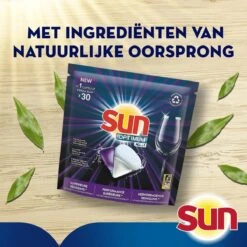 SUN® Sun Optimum All-in 1 Regular Capsules - 30 Vaatwastabletten - Maandbox -Dagelijkse Benodigdheden Winkel 1200x1200 1325