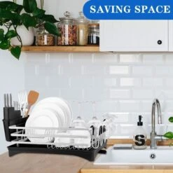 Doogo® Afdruiprek Met Bestekkorf En Lekbak Voor Keukenborden En Bestek Afdruiprek Met Draaibare Uitloop 13 Doogo® Afdruiprek Met Bestekkorf En Lekbak Voor Keukenborden En Bestek Afdruiprek Met Draaibare Uitloop -Dagelijkse Benodigdheden Winkel 1200x1200 1419