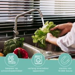 Jooba Magnetische Waterontharder - 1+1 GRATIS - Waterontharder Magneet - Waterontharder Waterleiding - Ontkalker - 4000 Silvertech - Waterontkalker - Antikalk Magneet - Kalkaanslag -Dagelijkse Benodigdheden Winkel 1200x1200 1439