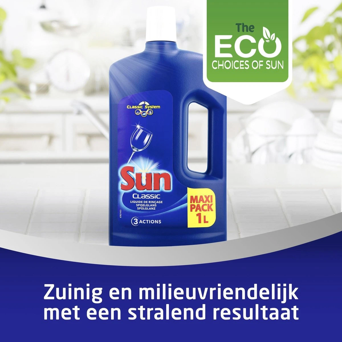 SUN® Sun Vaatwas Spoelglans - 6 X 1 L - Voordeelverpakking 6 SUN® Sun Vaatwas Spoelglans - 6 X 1 L - Voordeelverpakking - Afbeelding 6