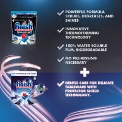 Finish Quantum Ultimate Infinity Shine Vaatwastabletten - 80 Capsules -Dagelijkse Benodigdheden Winkel 1200x1200 1561