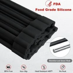 BOTC Afdruiprek - Verstelbaar - Afdruipmat Voor Afwas - Pannenonderzetter - Opvouwbaar 10 BOTC Afdruiprek - Verstelbaar - Afdruipmat Voor Afwas - Pannenonderzetter - Opvouwbaar -Dagelijkse Benodigdheden Winkel 1200x1200 1699