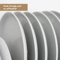 Baulk® - Afdruiprek - Afdruiprek Met Lekbak - Afwas - Droogrek Afwas - RVS - Bestekbak - Modern -Dagelijkse Benodigdheden Winkel 1200x1200 1762