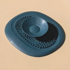 Heuts Goods - Gootsteenzeef - Gootsteenstop - Afvoerzeef - Afvoerstop - Spoelbal - Bad - Douchebak - Keuken - Wasbak - Badkuip - Siliconen - Donkerblauw -Dagelijkse Benodigdheden Winkel 1200x1200 1771