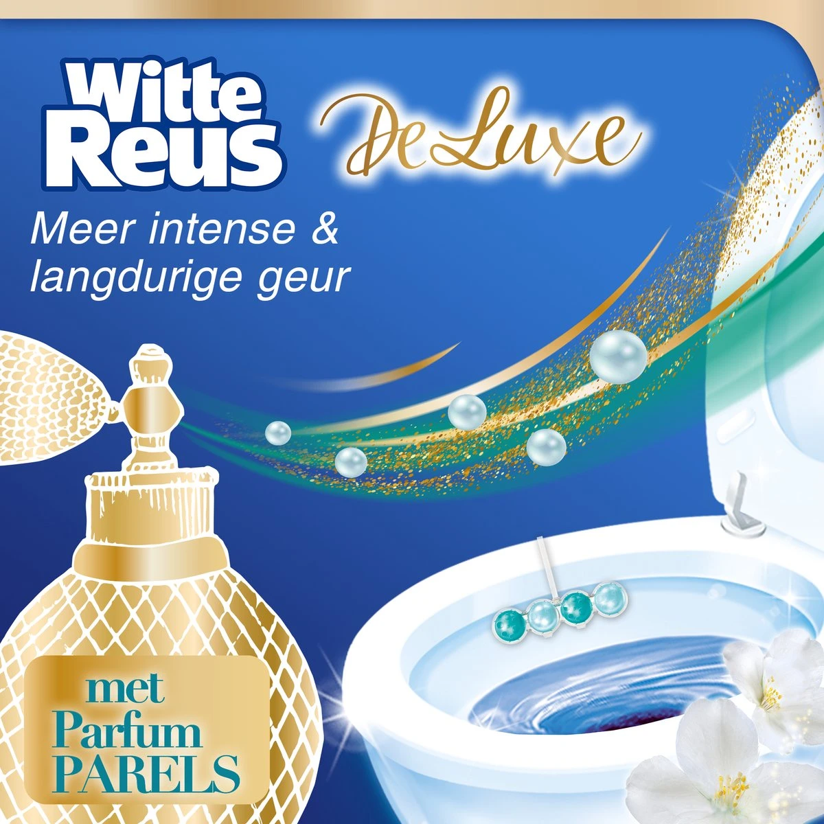 Witte Reus DeLuxe Toiletblok - Lovely Jasmine - WC Blokjes Voordeelverpakking - 10 Stuks 7 Witte Reus DeLuxe Toiletblok - Lovely Jasmine - WC Blokjes Voordeelverpakking - 10 Stuks - Afbeelding 7