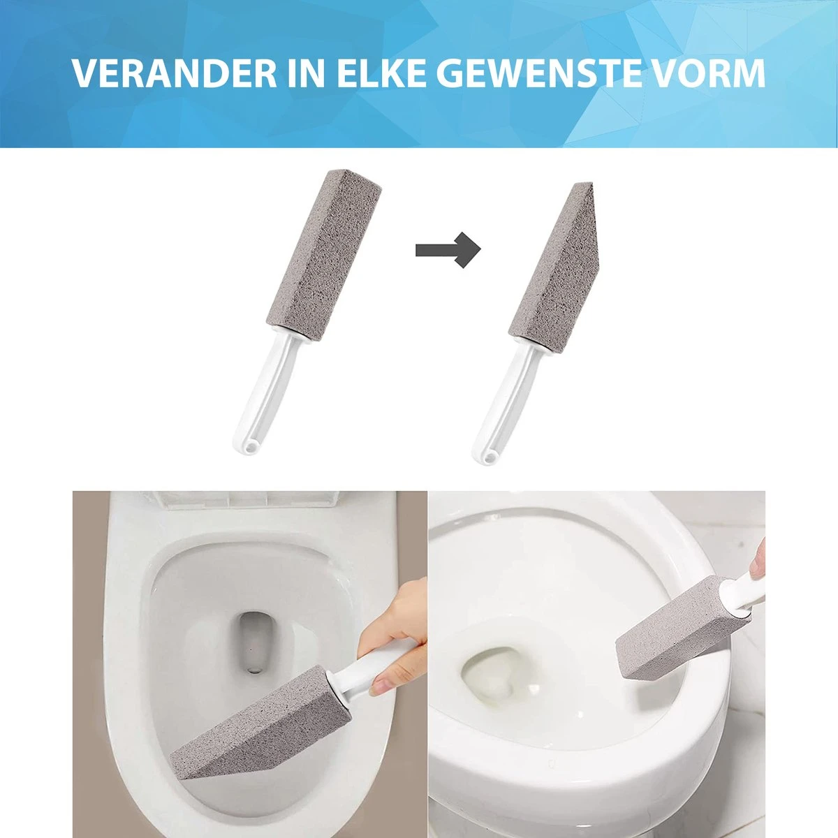 YONO Puimsteen Voor WC Schoonnmaken - Toilet Reiniging Ontkalken - Pumice Stone Toiletblok - 2 Stuks 4 YONO Puimsteen Voor WC Schoonnmaken - Toilet Reiniging Ontkalken - Pumice Stone Toiletblok - 2 Stuks - Afbeelding 4