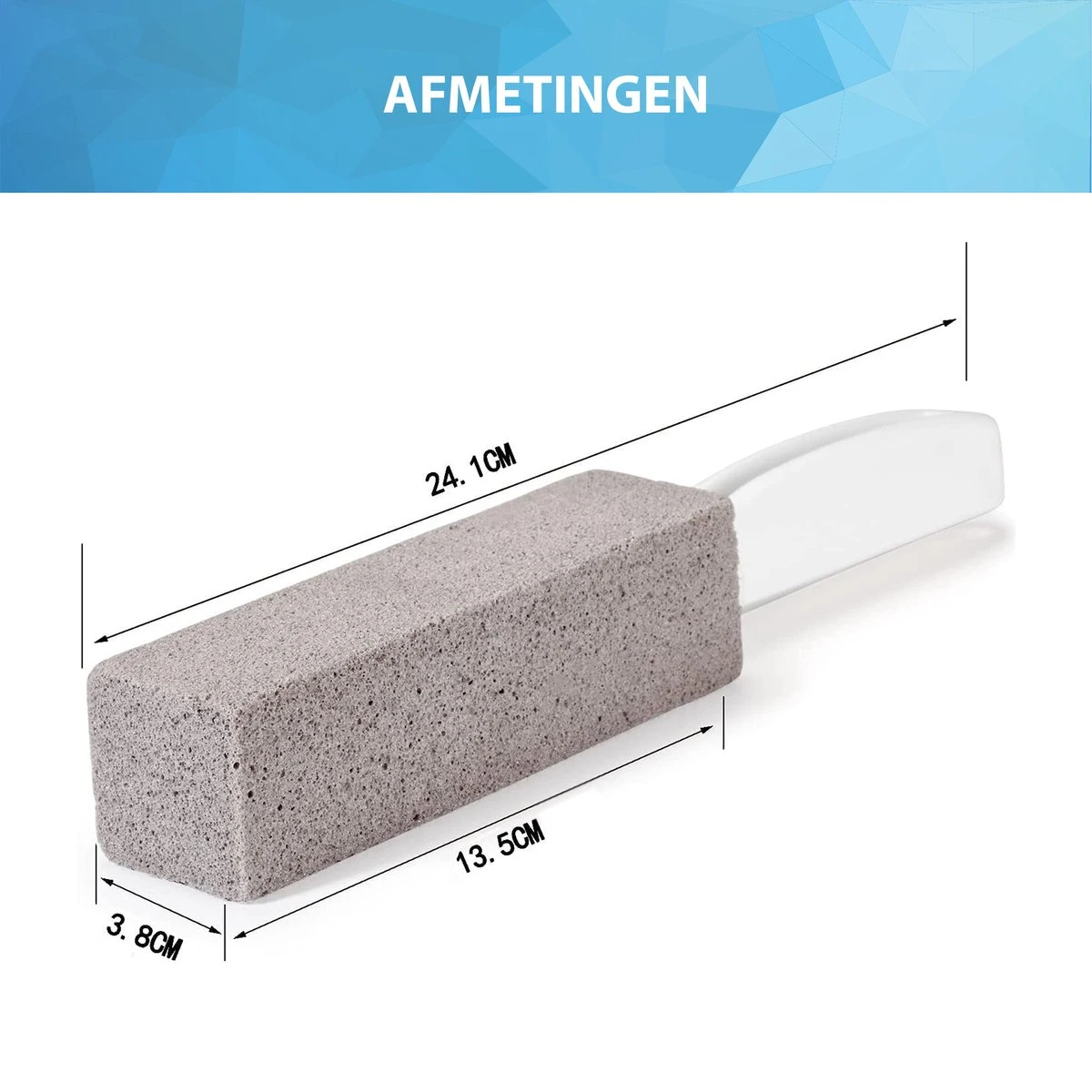 YONO Puimsteen Voor WC Schoonnmaken - Toilet Reiniging Ontkalken - Pumice Stone Toiletblok - 2 Stuks 5 YONO Puimsteen Voor WC Schoonnmaken - Toilet Reiniging Ontkalken - Pumice Stone Toiletblok - 2 Stuks - Afbeelding 5