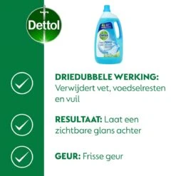 Dettol - Power & Fresh - Allesreiniger - Katoenfris - 3 X 4 Liter -Dagelijkse Benodigdheden Winkel 1200x1200 2171