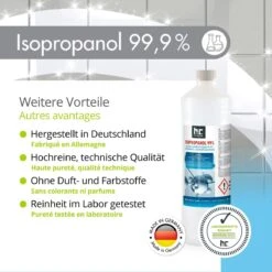 Isopropyl Alcohol - Isopropanol - IPA - Isopropyl - 99,9% Zuiver - 1000ml - Inclusief Trechter -Dagelijkse Benodigdheden Winkel 1200x1200 2187