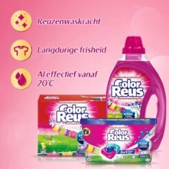 Color Reus Power Caps Wascapsules - Wasmiddel Capsules - Voordeelverpakking - 52 Wasbeurten -Dagelijkse Benodigdheden Winkel 1200x1200 258