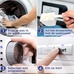 Witte Reus Waspoeder - Kwartaalverpakking - 65 Wasbeurten 12 Witte Reus Waspoeder - Kwartaalverpakking - 65 Wasbeurten -Dagelijkse Benodigdheden Winkel 1200x1200 439