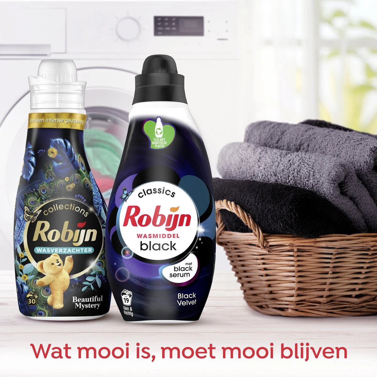 Robijn Robijn Perfect Match Black Velvet & Beautiful Mystery Wasmiddel En Wasverzachter Pakket - 5 Stuks - Voordeelverpakking 4 Robijn Robijn Perfect Match Black Velvet & Beautiful Mystery Wasmiddel En Wasverzachter Pakket - 5 Stuks - Voordeelverpakking - Afbeelding 4