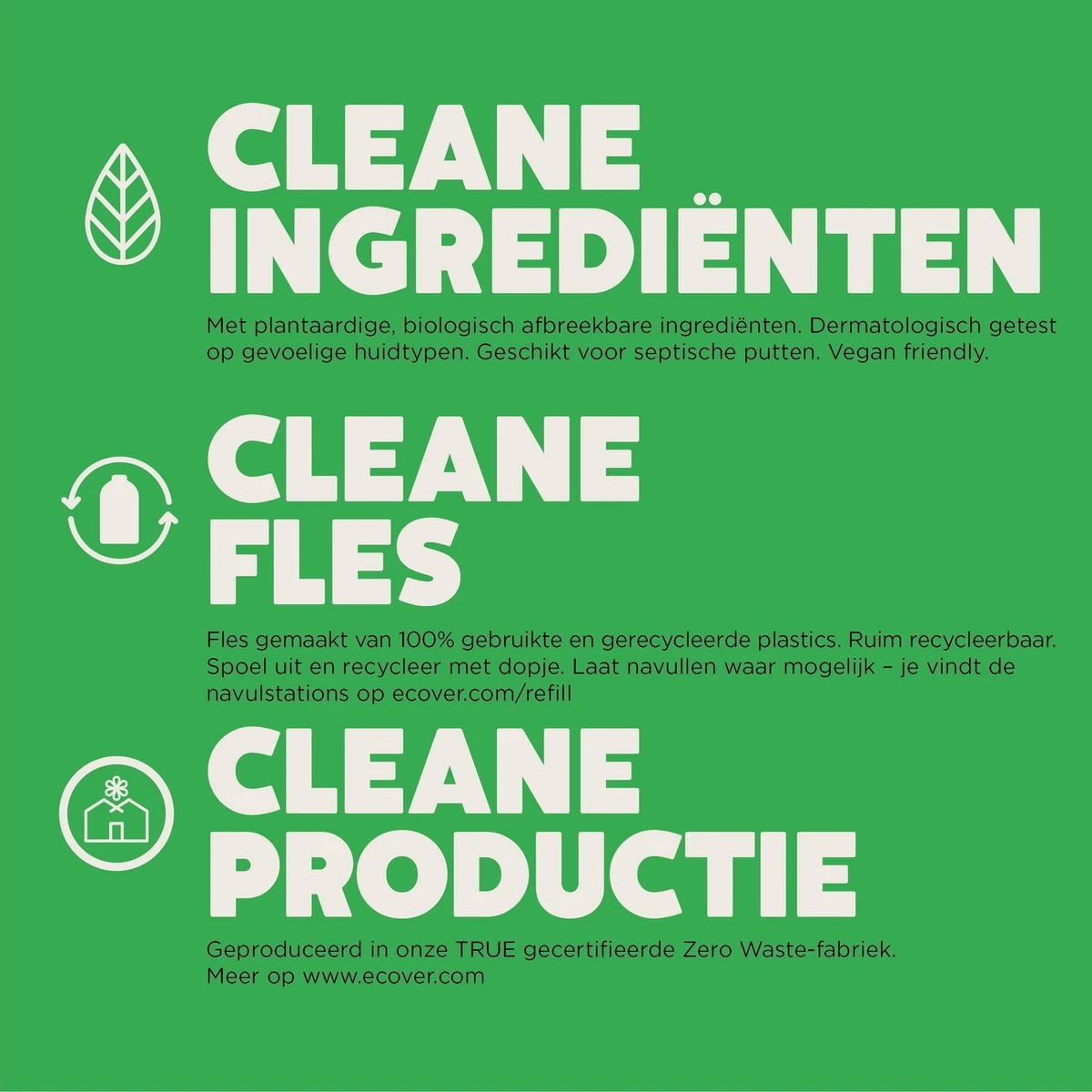 Ecover Wasmiddel - Wol En Zijde Waterlelie & Groene Meloen 110 Wasbeurten - 5L 3 Ecover Wasmiddel - Wol En Zijde Waterlelie & Groene Meloen 110 Wasbeurten - 5L - Afbeelding 3