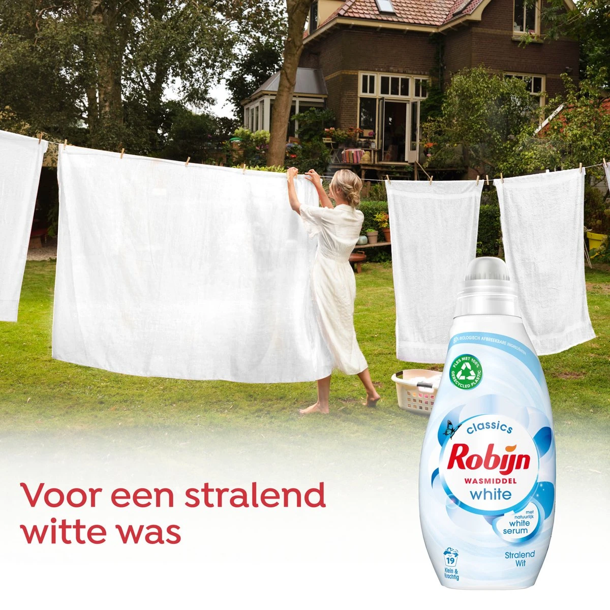 Robijn Klein & Krachtig Classics Stralend Wit Vloeibaar Wasmiddel - 8 X 19 Wasbeurten - Voordeelverpakking 5 Robijn Klein & Krachtig Classics Stralend Wit Vloeibaar Wasmiddel - 8 X 19 Wasbeurten - Voordeelverpakking - Afbeelding 5