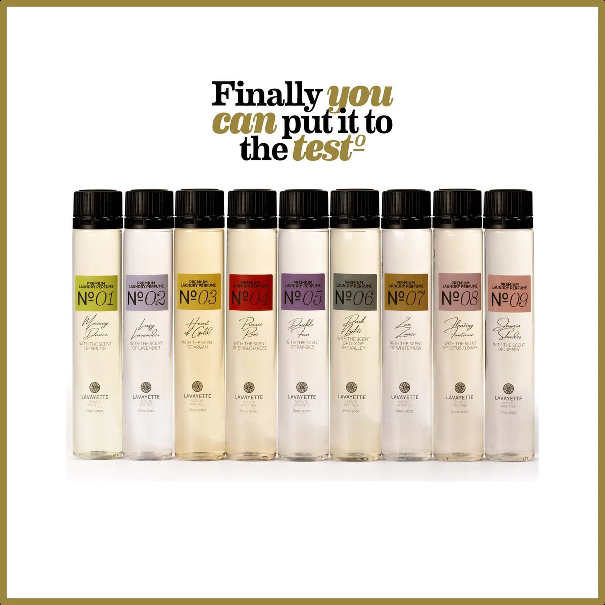 Lavayette Premium Wasparfum - Proefpakket 9x25ml - Geurbooster 6 Lavayette Premium Wasparfum - Proefpakket 9x25ml - Geurbooster - Afbeelding 6