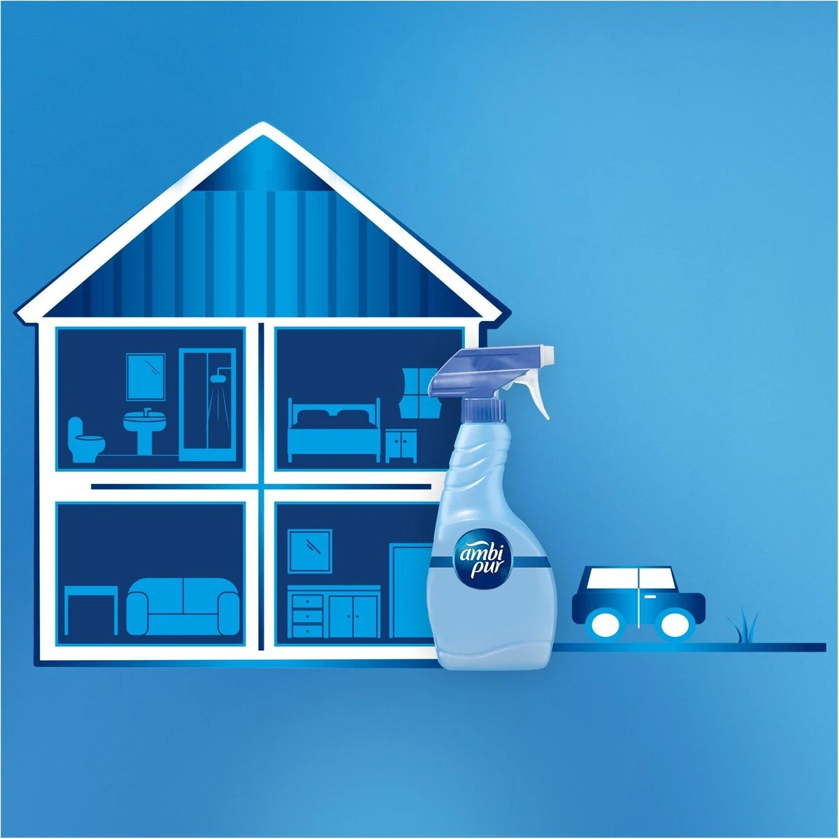 Ambi Pur Classic - 500ml - Textielverfrisser 5 Ambi Pur Classic - 500ml - Textielverfrisser - Afbeelding 5