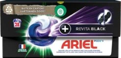Ariel Wasmiddel Pods + Revitablack - Voor De Zwarte Was - 4 X 28 Wasbeurten - Voordeelverpakking -Dagelijkse Benodigdheden Winkel 1200x571 1