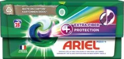 Ariel Wasmiddel Pods + Extra Vezelbescherming - Kleur - 4 X 28 Wasbeurten - Voordeelverpakking -Dagelijkse Benodigdheden Winkel 1200x572 4