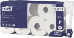 Tork Traditioneel Toiletpapier 3-laags Wit 250 Vel T4 Premium -Dagelijkse Benodigdheden Winkel 1200x617