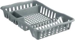 Merkloos Decopatent® Afdruiprek Voor Afwas - Afdruiprekje Met Lekbak - Kunststof Afdruipmat - Afwassen Borden & Bestek - 32.5x49x9 - Grijs -Dagelijkse Benodigdheden Winkel 1200x637 2