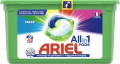 Ariel All In 1 Wasmiddel Pods Kleur Color - 3x43 Wasbeurten - Voordeelverpakking -Dagelijkse Benodigdheden Winkel 1200x640