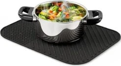 Merkloos Afdruipmat Met GRATIS Afwasborstel - Droogmat - Afdruipmat Siliconen - BPA Vrij - Afdruipmat Voor Afwas - Zwart -Dagelijkse Benodigdheden Winkel 1200x655 1