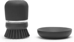 Brabantia Sink Side Afwasborstel - Met Zeepdispenser- Dark Grey 24 Brabantia Sink Side Afwasborstel - Met Zeepdispenser- Dark Grey -Dagelijkse Benodigdheden Winkel 1200x688 1