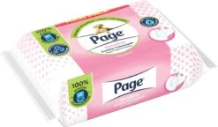 Page Vochtig Toiletpapier - 6 X 74 Stuks - Sensitive Maxi Vochtig Wc Papier - Voordeelverpakking -Dagelijkse Benodigdheden Winkel 1200x701