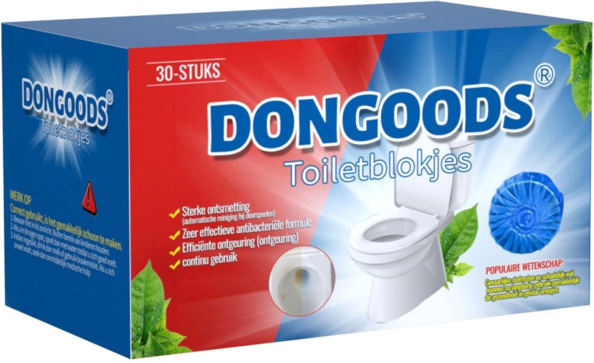 Merkloos Toiletblokjes Voor Inbouwreservoirs – WC-blokjes – Toiletblokken In Een Voordeelverpakking – 30 Stuks 1 Merkloos Toiletblokjes Voor Inbouwreservoirs – WC-blokjes – Toiletblokken In Een Voordeelverpakking – 30 Stuks