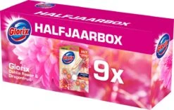 Glorix Aroma Lux Dahlia Flower & Dragonfruit - 9 Toiletblokken - Halfjaarbox - Voordeelverpakking -Dagelijkse Benodigdheden Winkel 1200x761 2