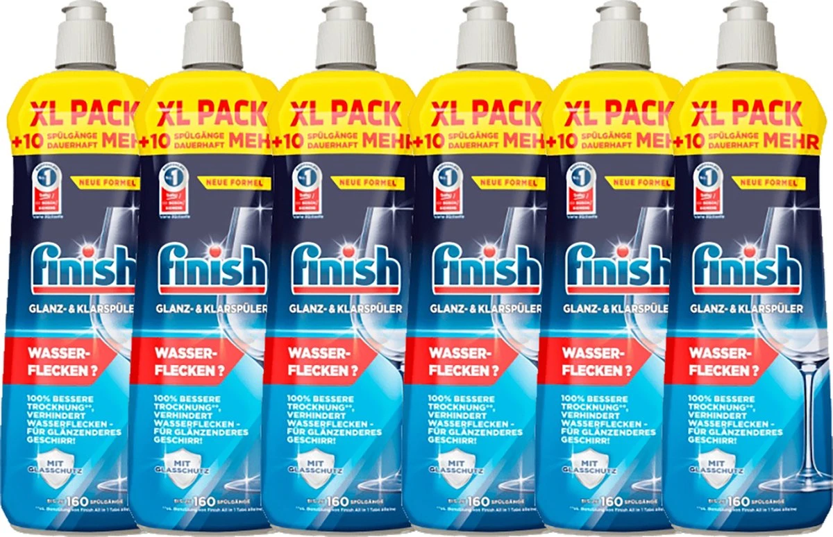Finish Glansspoelmiddel Rinse & Shine - 800ml X6 1 Finish Glansspoelmiddel Rinse & Shine - 800ml X6