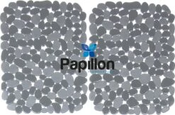 Merkloos Gootsteenmat - 40x30 Cm - Papillon Kiezels Grijs -Dagelijkse Benodigdheden Winkel 1200x787 1