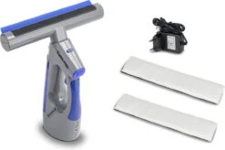 Swiss Pro+ Ruitenreiniger 3 In 1 WV 2 Blue Edition Window Vac - Ca. 120 M² - Waterzuiger - Incl. Smalle Zuigmond - Oplaadbaar - Raamwisser - Streeploos - Clicksystem - 2 Microvezeldoekjes - Met Sprayfunctie - Low Noise - Hepafilter -Dagelijkse Benodigdheden Winkel 1200x796 3