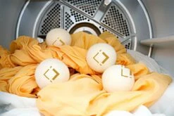 LuxerLiving Wasbol Set Van 6 - Droogt Tot 30% Sneller - Wasverzachter - Droger Ballen - Dryer Balls - Ecologisch - 100% Wol -Dagelijkse Benodigdheden Winkel 1200x800 2