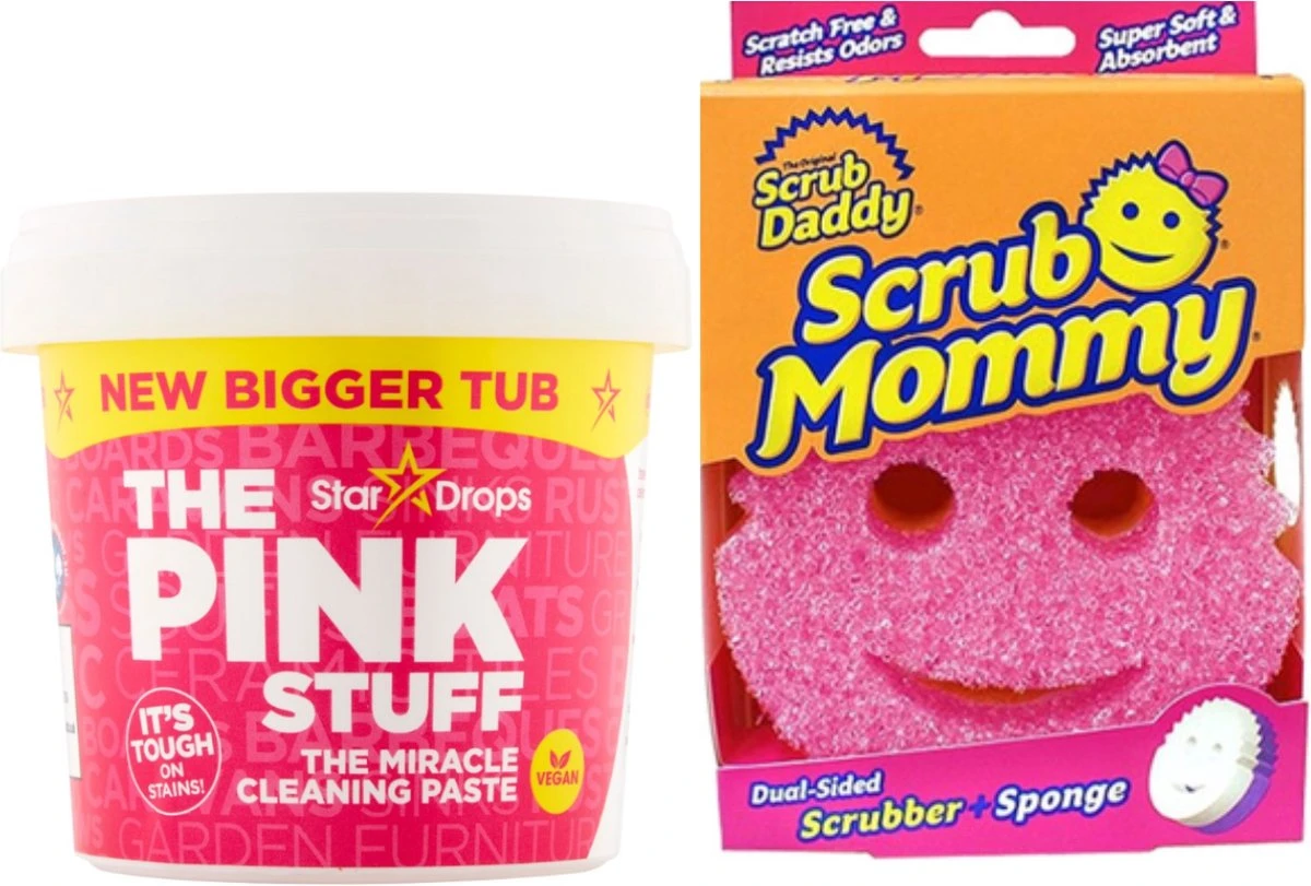 The Pink Stuff Paste 850 Gram & The Original Scrub Mommy 1 The Pink Stuff Paste 850 Gram & The Original Scrub Mommy