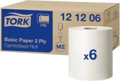 Poetsrol Tork M2 121206 2-laags - 20cm X 160m - 6 Rollen 22 Poetsrol Tork M2 121206 2-laags - 20cm X 160m - 6 Rollen -Dagelijkse Benodigdheden Winkel 1200x816 1