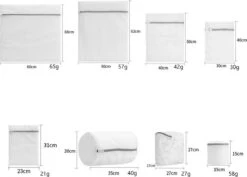 Product Depot Waszakken Voor Wasgoed - Waszak - Waszakje Lingerie - Wastas - Set Van 8 -Dagelijkse Benodigdheden Winkel 1200x858 1