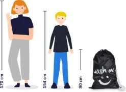 Wonair - Waszak Groot - 60x90cm - Zwart - Met Trekkoord En Draagband -Dagelijkse Benodigdheden Winkel 1200x877 1