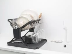 Brabantia SinkSide Afdruiprek - Inklapbaar - Dark Grey -Dagelijkse Benodigdheden Winkel 1200x900 14