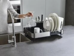 Extend Steel Uitschuifbaar Afdruiprek - Grijs - Joseph Joseph -Dagelijkse Benodigdheden Winkel 1200x900 5