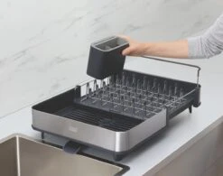 Extend Steel Uitschuifbaar Afdruiprek - Grijs - Joseph Joseph -Dagelijkse Benodigdheden Winkel 1200x947 3