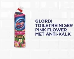 Glorix WC Powergel Toiletreiniger Pink Flower - 6 X 750 Ml - Voordeelverpakking -Dagelijkse Benodigdheden Winkel 1200x961 3
