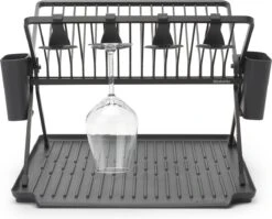 Brabantia SinkSide Afdruiprek - Inklapbaar - Dark Grey -Dagelijkse Benodigdheden Winkel 1200x969 2