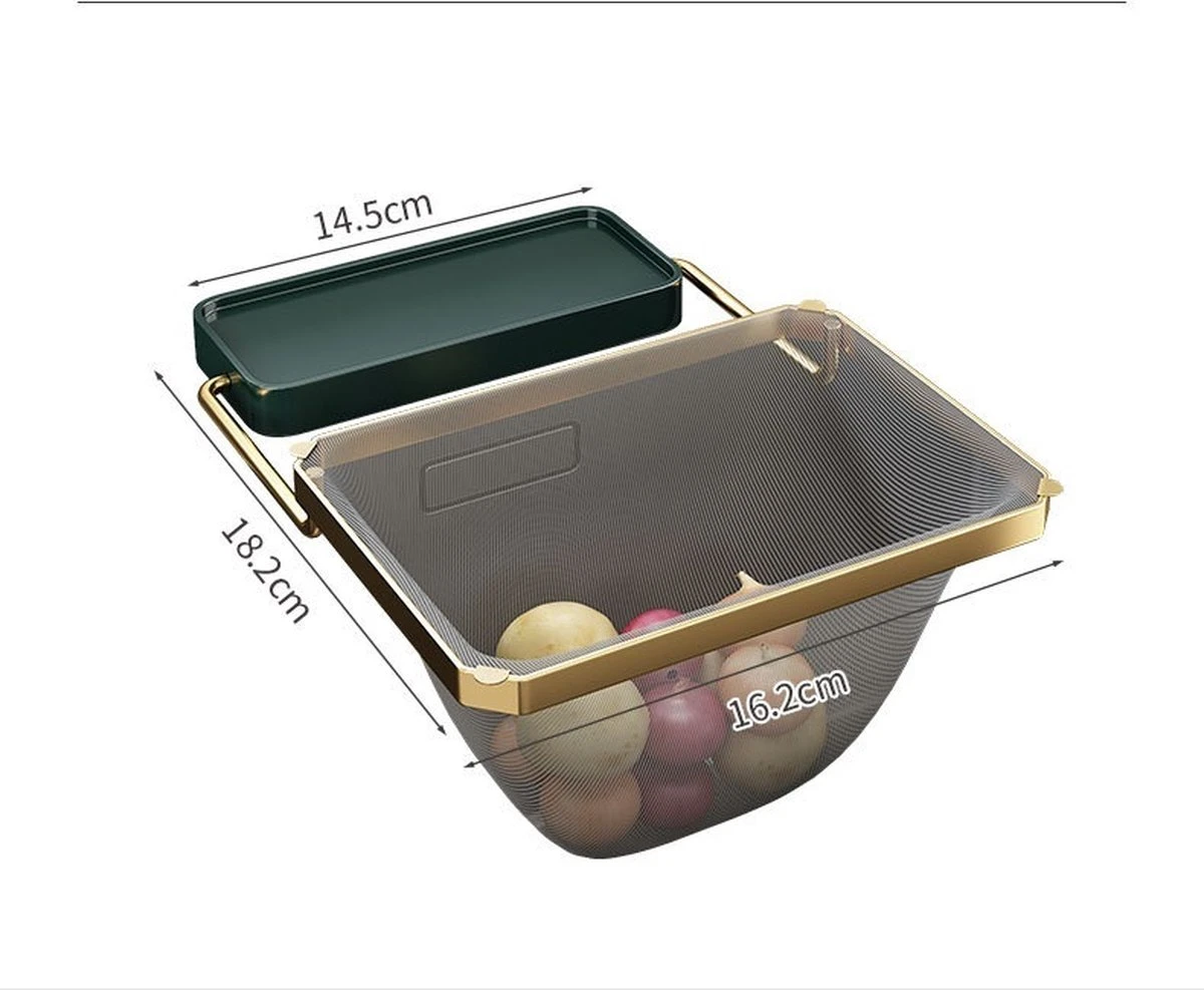 Merkloos Gootsteen Organizer - Gootsteen Afval Netje - Gootsteenontstopper -Gootsteen Zeef Netto- Sink Filter Rack Anti-Blokkeren Wegwerp-Fijne Mesh Filter Aanrecht Zeef Mesh Tas Voor Keuken- Spoelbak - Incl. 50 Netjes 3 Merkloos Gootsteen Organizer - Gootsteen Afval Netje - Gootsteenontstopper -Gootsteen Zeef Netto- Sink Filter Rack Anti-Blokkeren Wegwerp-Fijne Mesh Filter Aanrecht Zeef Mesh Tas Voor Keuken- Spoelbak - Incl. 50 Netjes - Afbeelding 3