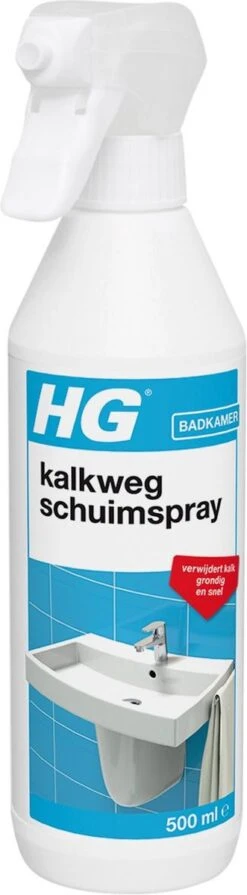 HG Kalkweg Schuimspray - 500ml - 100% Glans - Verwijdert En Voorkomt Kalk - Biologisch Afbreekbaar -Dagelijkse Benodigdheden Winkel 331x1200 2