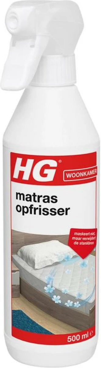 HG Matrasopfrisser - 500ml - Maskeert Niet, Maar Neemt De Bron Weg - Geeft Snel Een Fris Matras 1 HG Matrasopfrisser - 500ml - Maskeert Niet, Maar Neemt De Bron Weg - Geeft Snel Een Fris Matras