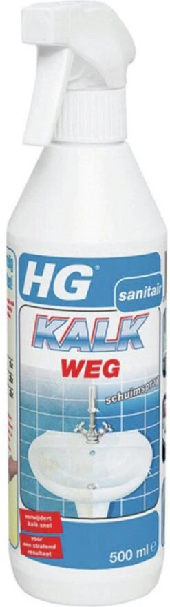 HG Kalkweg Schuimspray - 500ml - 100% Glans - Verwijdert En Voorkomt Kalk - Biologisch Afbreekbaar -Dagelijkse Benodigdheden Winkel 337x1200 1
