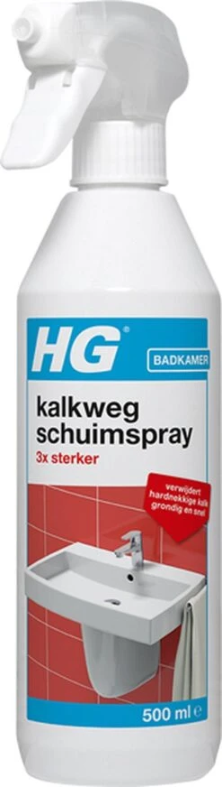 HG Kalkweg Schuimspray 3x Sterker - 500ml - Verwijdert Extreme Kalkresten - 100% Opgelost, 100% Resultaat -Dagelijkse Benodigdheden Winkel 340x1200 1